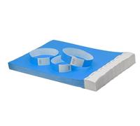 AVZ TYVBL-50 - Nastri di ingresso, antistrappo, blu, 500 pezzi