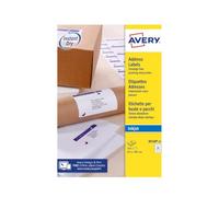 Avery Self Adhesive Address Mailing Labels, Inkjet Printers, 21 Labels per A4 Sh