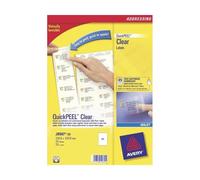 Avery J8567-25 etichetta per stampante Trasparente