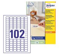 Avery L3410REV-10 Self-Adhesive Removable Price/Pricing Labels, 102 Labels Per A