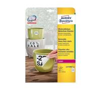 Avery L4773REV-20 etichetta autoadesiva Rettangolo con angoli arrotondati Rimovi