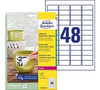 AVERY L4778REV-20 - 960 Labels - Self-Adhesive - Removable - Polyester - Customi