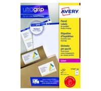 Avery L7165 Self Adhesive Parcel Shipping Labels, Laser Printers, 8 Labels Per A