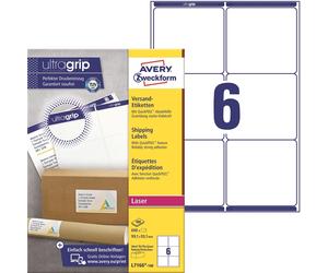 Avery L7166-100 Etichette per spedizioni 99,1 x 93,1 mm QP+UG mm, 600 pezzi.