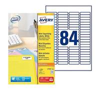 Avery L7656-100 - Mini etichette per stampante laser, 46 x 11,1 mm, confezione d