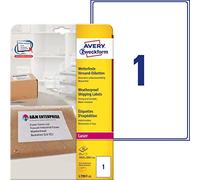 Avery L7997-25 Bianco etichetta per stampante, 25 Pezzi