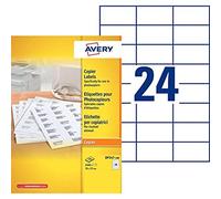 Avery Laser Labels, White 70 x 37mm DP247 2400ST