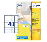 AVERY LSR L7654-25 FPC- Mini etichetta bianca - NUOVO