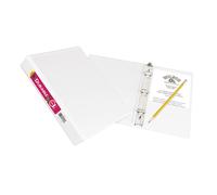 Avery Mini Durable View 3-Ring-Ordner, 1 Zoll runde Ringe, 1 wei er Ordner (17116)