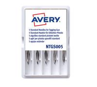 AVERY - NTGS005 - Aghi standard per sparafili - metallo - Avery - conf. 5 pezzi - 71223 - Conf. da 1 Pz.