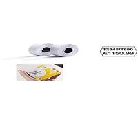 Avery Etichette per prezzatrici PLR1626 – 16 x 26 mm, 2 linee rimovibili, bianco, 1200/rotolo