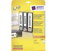 Avery Premium Design 2in1 Lever Arch File Labels