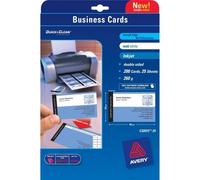 Avery Quick&Clean 85 x 54 mm (x25) biglietto da visita 200 pz