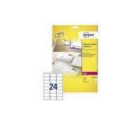 Avery QuickPEEL L7159 - Etichette per indirizzi permanenti - bianco - 635 x 339 mm 240 etichetta(e) (10 fogli x 24) (L7159-10.F NEW