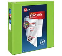 Avery Raccoglitore a 3 anelli, anelli One Touch EZD da 10,2 cm, dorso da 11,4 cm, 1 raccoglitore Chartreuse (79812)