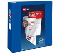 Avery - Raccoglitore a 3 anelli, anelli One Touch EZD da 10,2 cm, dorso da 11,4 cm, blu Pacifico (79814)