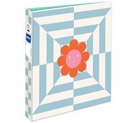 Avery Raccoglitore a 3 anelli, anelli rotondi da 2,5 cm, collezione retrò, Flower Power (26802)