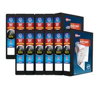 Avery Raccoglitore resistente da 3,8 cm a 3 anelli, con anello EZD da 3,8 cm, nero, robusto (79695)