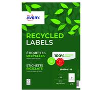 Avery Recycled Filing Labels LR4760-15, 38 x 192 mm 15 Sheets of 7 Labels
