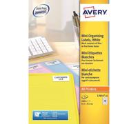 Avery Self Adhesive Mini Organising Return Address Labels, Laser Printers, 40 La