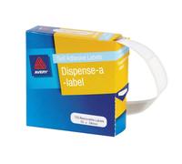 Avery White Label Dispenser per uso generale adesivo rimovibile 750 pezzi 10x34