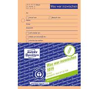 AVERY Zweckform 1014 Conversation Note (A6, era inbetween/was ist zu do, 50 fogli) Arancione