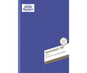 AVERY Zweckform 1101 Inventory Book (A4, 50 Inventory Forms, Micro-Perforated an