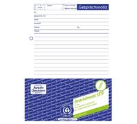 AVERY Zweckform 1210 Conversation Note (A5, Tear-Off Pad, Glued Top, 50 Sheets)