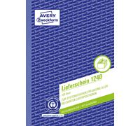 Avery Zweckform 1240 Punched Lieferschein, DIN A5, 100 Blatt, weiß