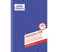 Avery Zweckform 1720 Delivery Note Book A5 2 x 40 Pages (German Text)