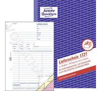 Avery-Zweckform 1721 Modulo bolla di consegna DIN A5 Bianco Numero di fogli: 4