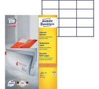 Avery Zweckform 200 Etichette Universali A5 70x36mm Indirizzo Bianche 6131