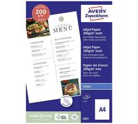 Avery-Zweckform 2681 2681 Carta per stampante a getto d'inchiostro DIN A4 200