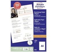Carta per curriculum avery zweckform 2788 din a4 100 gm 200 foglio bianco