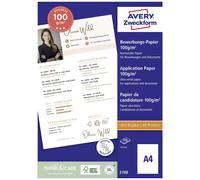 Avery-Zweckform 2788 Carta per curriculum DIN A4 100 g/m² 200 Foglio Bianco