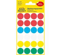 Avery Zweckform 3089 Coding Dots (96 Pieces Diameter 18 mm 4 Sheets Assorted Col