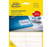 Avery Zweckform 3340 Multipurpose Labels 62 x 19 mm Pack of 392 62x19 mm Bulk Pa