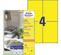 Avery Zweckform 3458 Coloured A4 (Pack of 400 Labels 105 x 148 mm 100 Sheets Gre