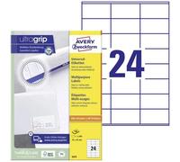 Avery-Zweckform 3475 Etichetta universale 70 x 36 mm Carta Bianco 2400 pz. A t