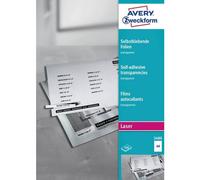 Avery-Zweckform 3480 Pellicola autoadesiva DIN A4 Stampante laser a colori, S