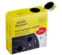 Avery Zweckform 3522 - Targhette, 19 mm, 1000 etichette, colore: Nero