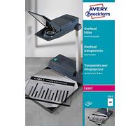 Avery Zweckform 3563 - Fogli trasparenti DIN A4, rivestimento speciale in lotti, estremamente resistente al calore, 100 fogli