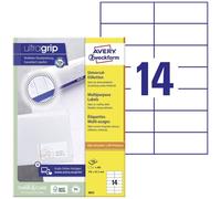 AVERY Zweckform 3653 All-Purpose Labels, Matte Paper, 105 x 42.3 mm, 100 A4 Shee