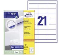 Avery-Zweckform 3670 Etichetta universale 64 x 36 mm Carta Bianco 2100 pz. A t