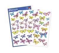 Avery Zweckform, 4400, adesivo decorativo In carta farfalla