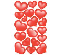 Avery Zweckform 4400 Decorative Stickers Paper Material Herzen Rot Red Heart Pap