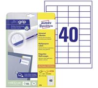 Avery-Zweckform 4780 Etichetta universale 48.5 x 25.4 mm Carta Bianco 1200 pz.