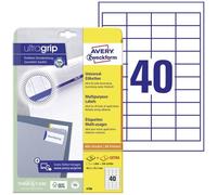 Avery-Zweckform 4780 Etichetta universale 48.5 x 25.4 mm Carta Bianco 1200 pz.