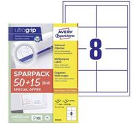 Avery-Zweckform 4782-65 Etichetta universale 97 x 67.7 mm Carta Bianco 65 Fogl