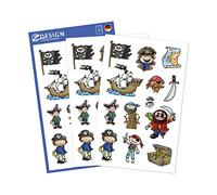 Avery Zweckform 53198 Adesivi per bambini, confezione da 39 pezzi In carta Pirati